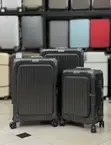 Premium Quality 3-Set Zipless Aluminum Suitcase with Laptop Pocket - 1