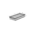 Audi Q7, Range Rover, Cayenne, Touareg Air Filter Purflux A1255 - 2
