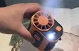 High Waist USB Portable Fan - Orange - 1