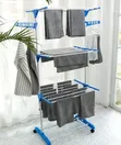 Brand New Stainless Steel 3 Layer Cloth Drying Rack - 2