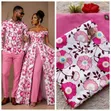 2 Yards Plain & 2 Yards Pattern Fabric - 5
