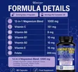 Himiyer 12-in-1 Magnesium Complex with B Complex, 60 Caps - 4