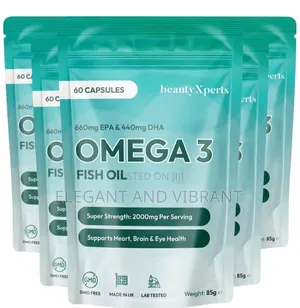 Omega 3 Fish Oil 2000mg - High Strength DHA EPA