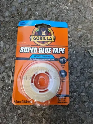 Gorilla Super Glue Tape Double-Sided Crystal-Clear 6.1m x 15.8mm