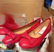 Brand New Red Ballet Flats - Girls UK 2 / Euro 34 - 2