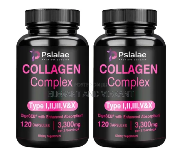 Collagen Complex Capsules - Multi Collagen Types I, II, III, V, X - 1