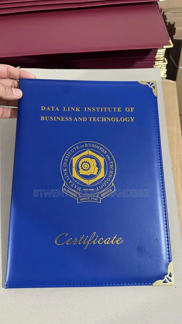 Branded Certificate Folders - Minimum Order 150pcs - 1