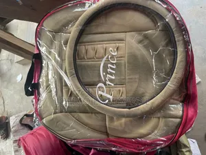Luxury Universal Car Seat Covers - Full Set with Neck Pillows & Steering Wheel Cover