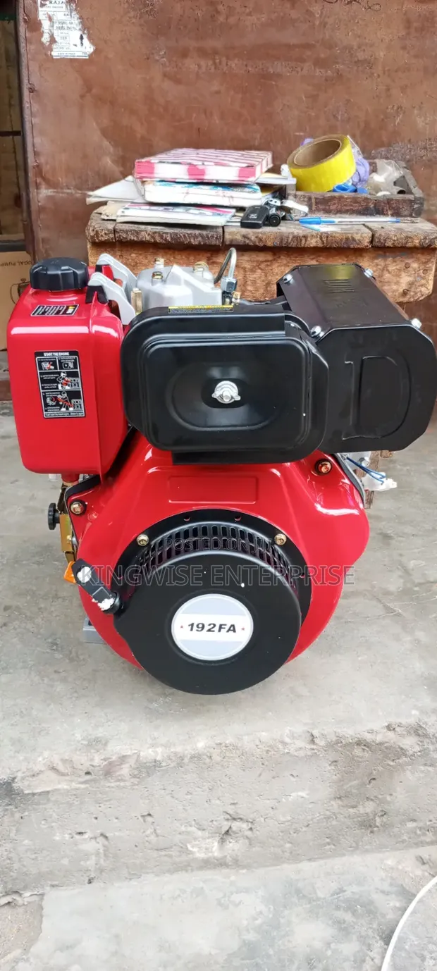 192FA 12HP Diesel Engine - Key Start - 1
