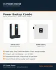 3kW Solar Backup System with 5kWh Lithium Battery - 1