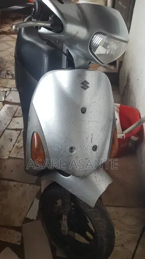 New Suzuki Sport 2024 Silver Scooter