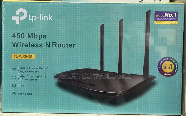 TP-Link 450Mbps Wireless N Router TL-WR940N - 1