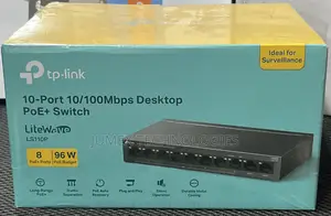 TP-Link 10-Port PoE+ Network Switch LS110P