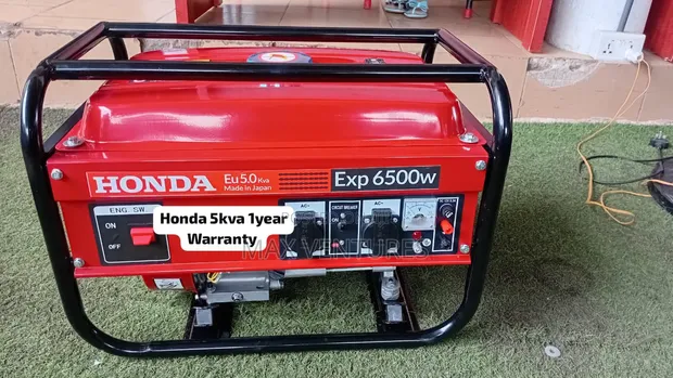 Portable Honda 6500 Watts Generator - 5kva - 1