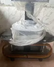 Executive Glass Table with TV Stand - 4