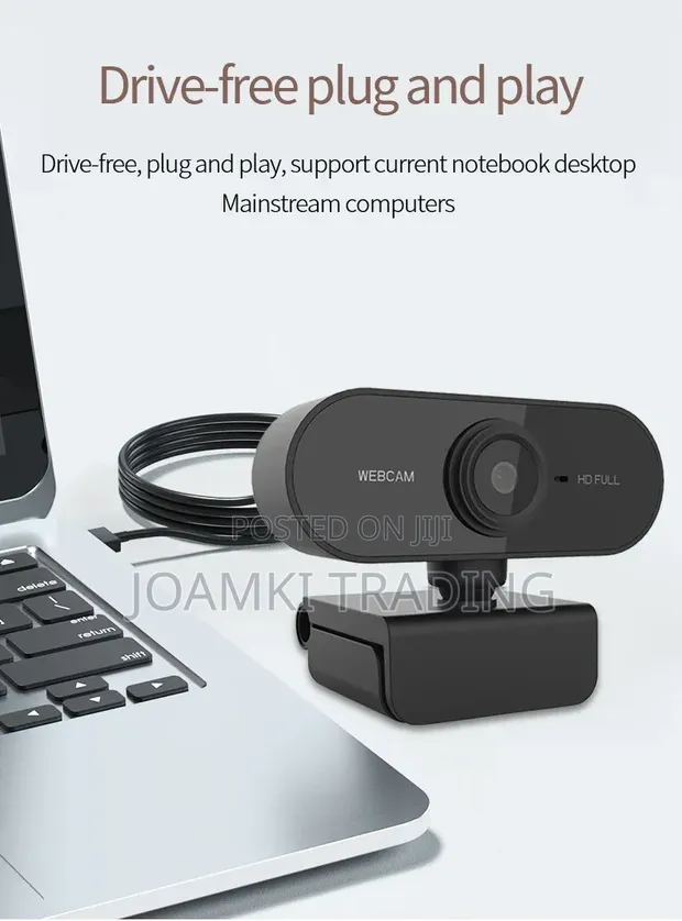 USB Webcam with Built-in Microphone - 1