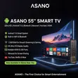 ASANO 55” Smart Android TV (Ultra HD) - 2