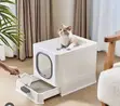 Pink Cat Litter Box with Lid - 2