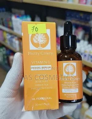 Pretty Cowry Face Serum with Hyaluronic Acid & Vitamin C
