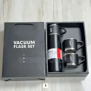500ml Insulated Vacuum Flask with Extra Cups