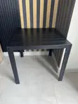 Orca Deco Black Metal Square Table with 4 Chairs - 2