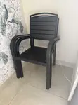 Orca Deco Black Metal Square Table with 4 Chairs - 5