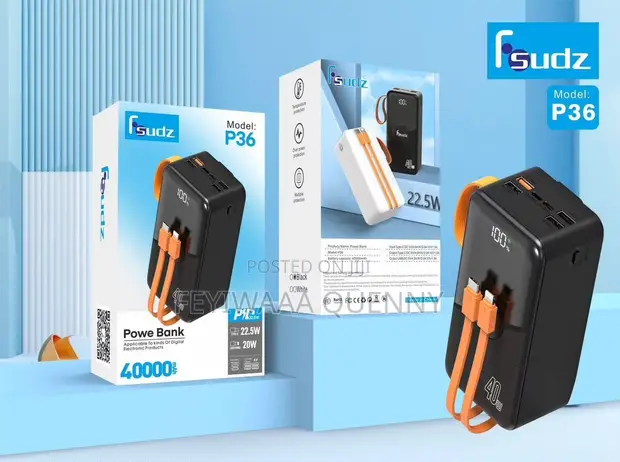 Fsudz Power Bank Model P36 40000mAh - 1