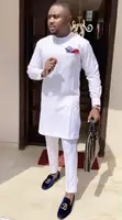 A&D Men's Kaftan - Tan Cotton/Wool Blend - 4