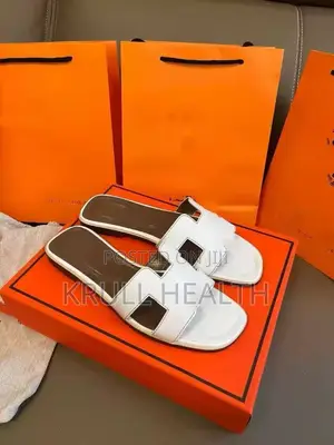 Hermes Ladies Slippers - Multicolor