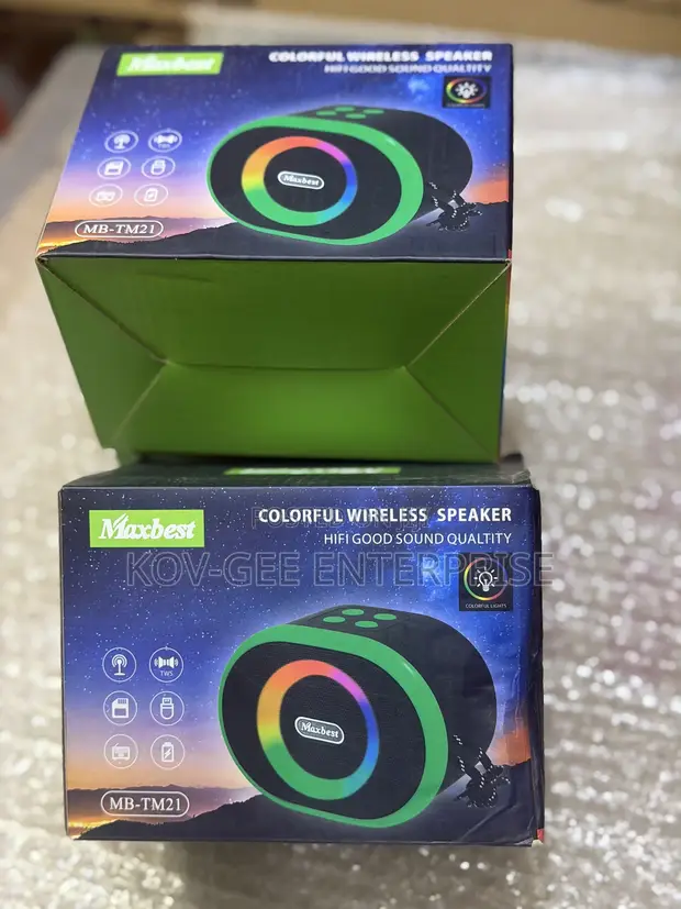Colorful Wireless Bluetooth Speaker - 1