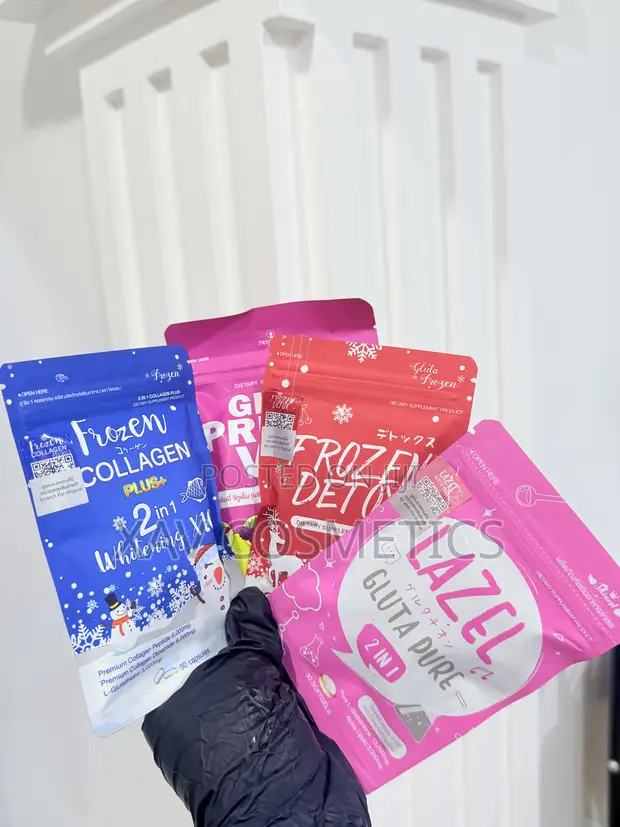 Frozen Collagen, Frozen Detox, Lazel, Gluta Primme - 1