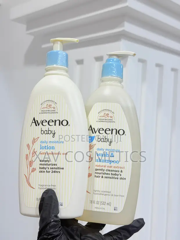 Aveeno Baby Daily Moisture Lotion and Wash - 1