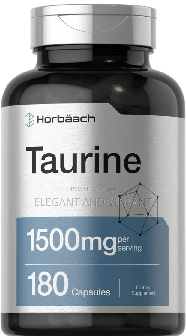 Horbaach Taurine 1500mg 180 Caps - 1
