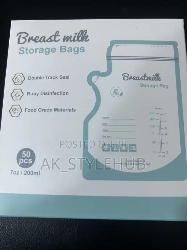 Breast Milk Storage Bags - 50 Pieces - 1