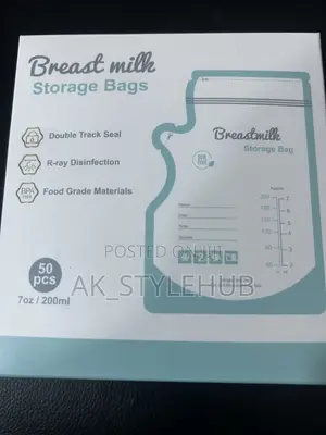 Breast Milk Storage Bags - 50 Pieces