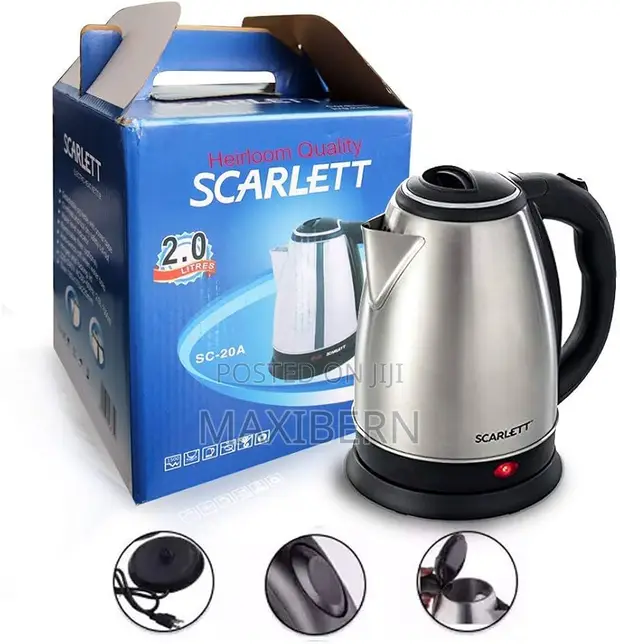 SCALITT 2L Stainless Steel Electric Kettle – 1500W - 1
