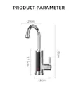 Instant Electric Heater Faucet - Stainless Steel - 2