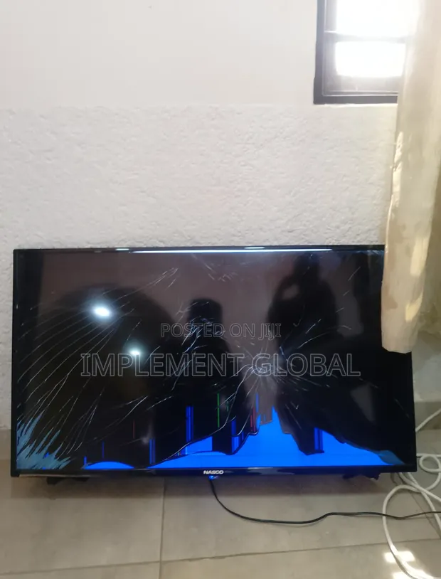 Nasco 42 Inch TV with Faulty Screen - 1