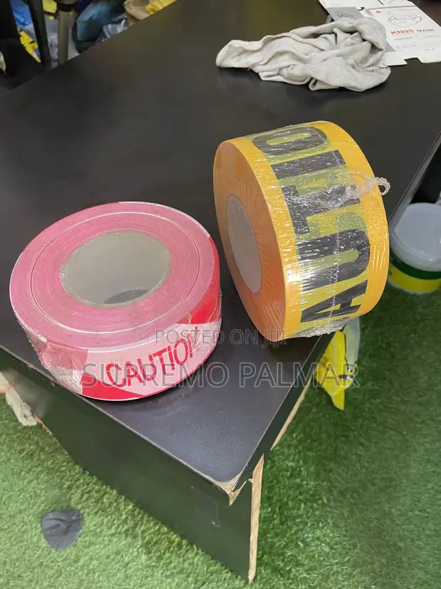 Caution Warning Barrier Tape Roll | High Visibility Safety Tape - 500m - 1