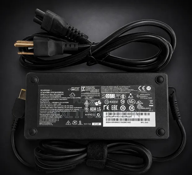 Genuine Lenovo 170W USB Slim Tip Laptop Charger - 1