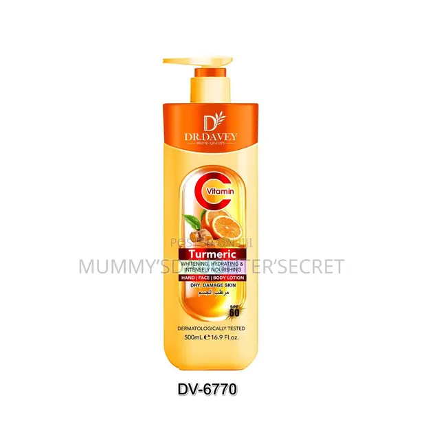 Dr Davey Vitamin C Turmeric Body Lotion 500ml - 1