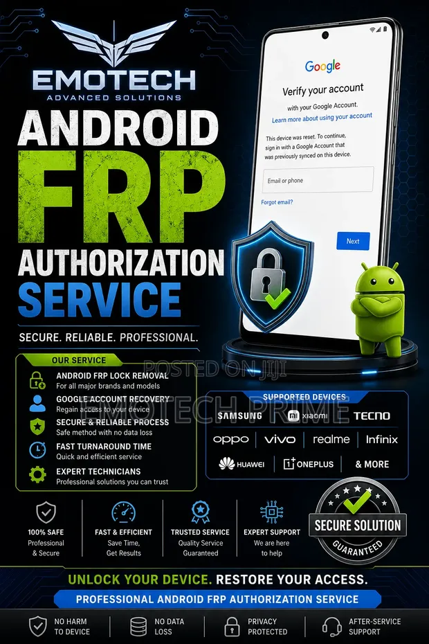 Google Account FRP Recovery Services - 1