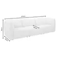 DUSK Porto 3 Seater Modular Sofa - Velvet Ink - 3