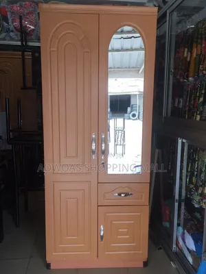 2-Door Wooden Wardrobe