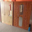 3 Doors Wooden Wardrobe - 1