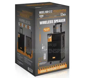 Acemic 12-inch Bass Speaker with Rechargeable Battery