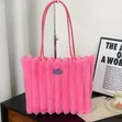 Ladies Fluffy Tote Bag - 2