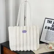 Ladies Fluffy Tote Bag - 5