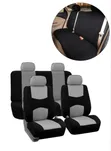 9-Piece Universal Car Seat Covers - Multiple Colors - 1