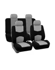 9-Piece Universal Car Seat Covers - Multiple Colors - 2